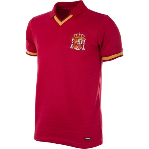 COPA - Spanje 1988 Retro Voetbal Shirt - S - Rood