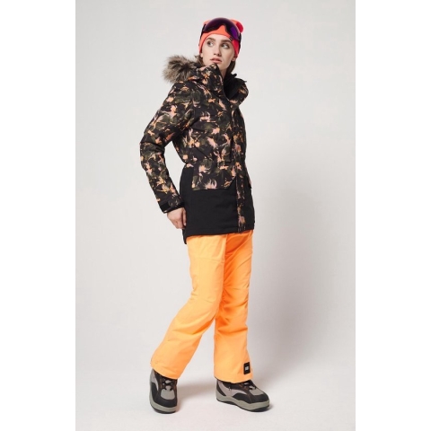 O'Neill Zeolite Jacket Dames Ski jas - Black Aop - Maat XS