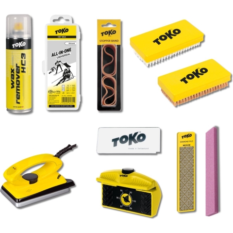 TOKO Wax en Slijpset voor ski- en snowboard waxen en slijpen