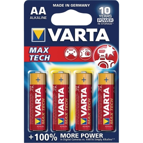 Varta Longlife Max Power AA Batterijen - 4 stuks