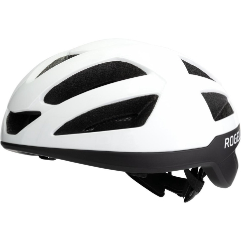 Rogelli Puncta Fietshelm - Sporthelm - Helm Volwassenen - Wit/Zwart - Maat S/M - 54-58 cm
