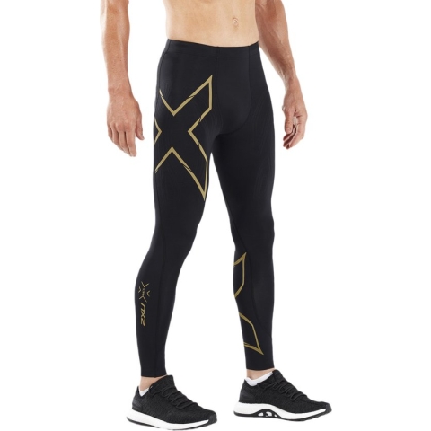 2XU Light Speed Compression Tights Hardloopbroek lang Compressieondersteuning voor adductoren, bilspieren, quadriceps, hamstrings en kuitspieren