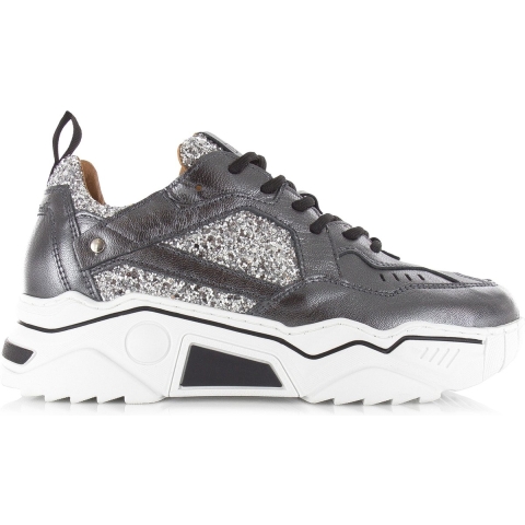 DWRS label PLUTO glitter Dark Silver