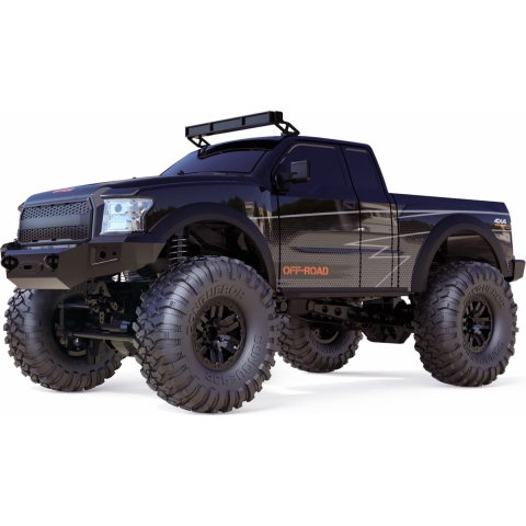 Amewi Dirt Climbing PickUp 1:10 Brushed RC auto Elektro Crawler 4WD RTR 2,4 GHz Incl. accu en lader, Met lichteffect, I