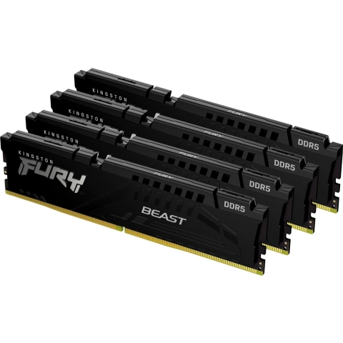 128 GB (4x32GB) DDR5 5200MT/s CL40 Non-ECC Unbuffered DIMM 2RX8 1.25V 288-pin 16Gbit Black XMP