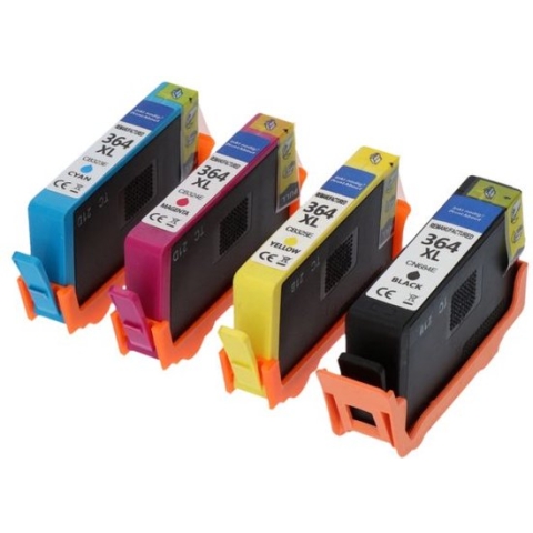 PrintAbout - Inktcartridge / Alternatief voor de HP CN684EE (nr 364XL) / 4 Kleuren