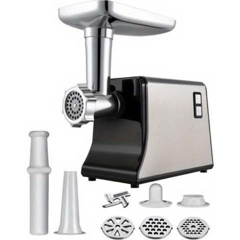 Vleesmolen - Gehaktmolen - Meat Grinder - Elecktrisch - Machine - Foodprocessor - Meat Mincer - Keukenmixer - Keukenmachine - 11 Delig