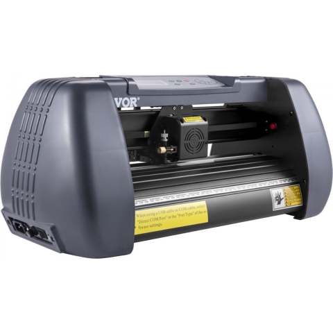 Dakta® Slogan Snijplotter 58,42 x 24,13 x 15,24 cm Snijplotter Van Vinyl 375 mm Vinyl Printer Snijmachine Ideaal Voor Het Snijden Van Sticker-En Decalvinyl Evenals Verschillende Warmteoverdrachtsmedia