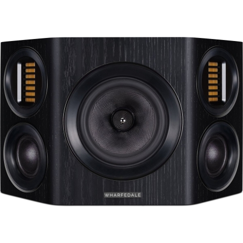 Wharfedale EVO 4S - Surround sound luidsprekers – Thuisbioscoop - Kevlar basweergave - AMT tweeter – Zwart (per paar - 2 stuks)