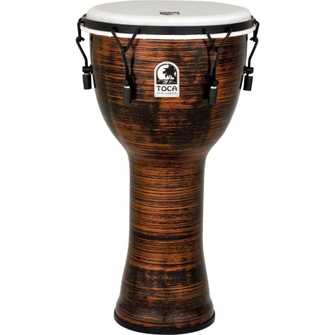 Toca Percussion Freestyle II Djembe TF2DM-12SC 12", Key, Spun Copper - Djembe