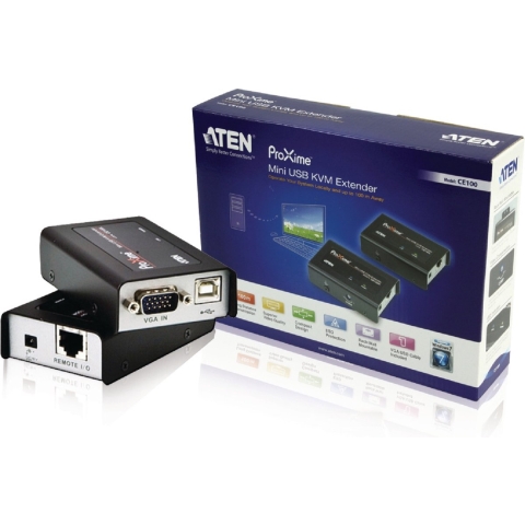 KVM Extender USB Mini KVM Extender 1920x 1200 100Meters