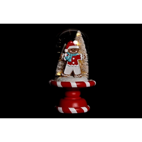 Kerstversiering DKD Home Decor Hars (13,5 x 13,5 x 23,5 cm) (2 Stuks)