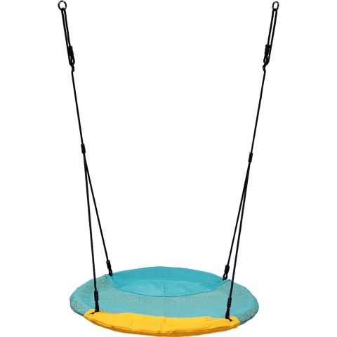 Nestschommel Winkoh Turquoise/Geel PP touwen