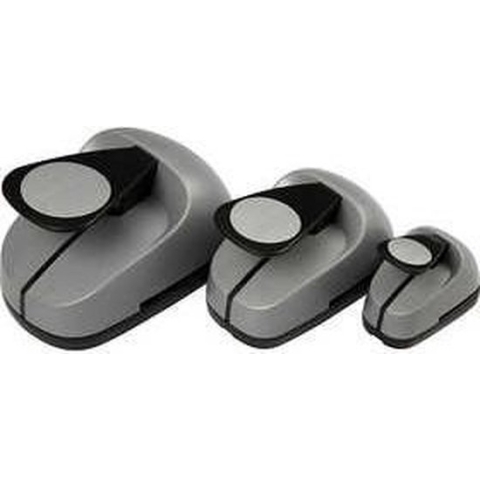 Ponsen set, afm 25+49+75 mm, max 240 gr, , cirkel, 3stuks