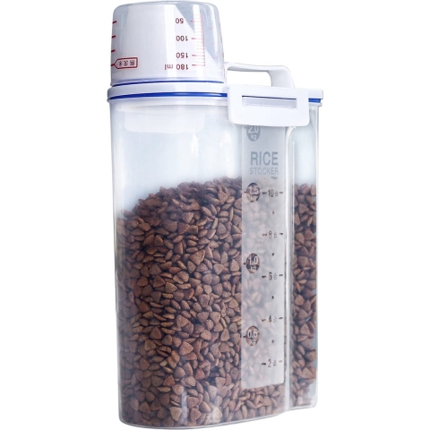 Voedselcontainer – Katten Honden Voedselcontainer – Voercontainer – Voor Hond en Kat - Opslagcontainer