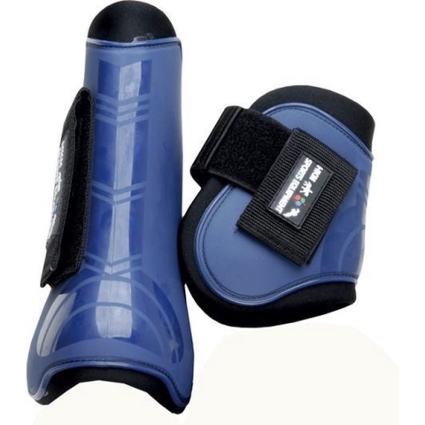 HKM Pees -kogelbeschermers set - donkerblauw - Cob/Full