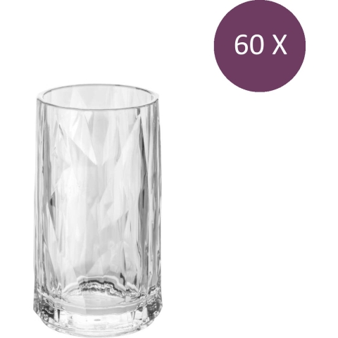 Koziol - Superglas Club No. 7 Shotglas 40 ml Set van 60 Stuks - Kunststof - Transparant
