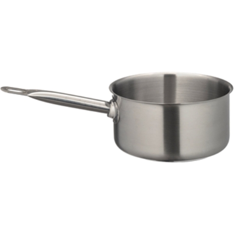 Professionele roest vrije stalen Steelpan 18 cm 2,2 liter geschikt voor alle warmtebronnen