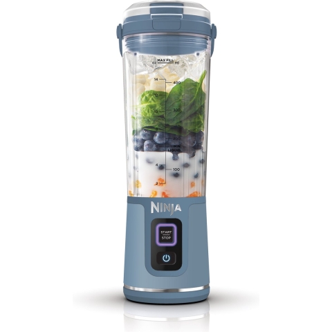 Ninja Blast Blender-To-Go - Draagbare Blender - USB Oplaadbaar - Smoothie Maker - Donkerblauw - BC151EUNV