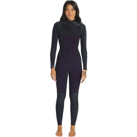 Billabong Dames Synergy 3/2mm Borst Ritssluiting Wetsuit ABJW1001