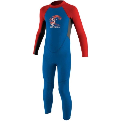O'Neill Peuter Reactor 2mm Rug Ritssluiting Wetsuit - Blue /