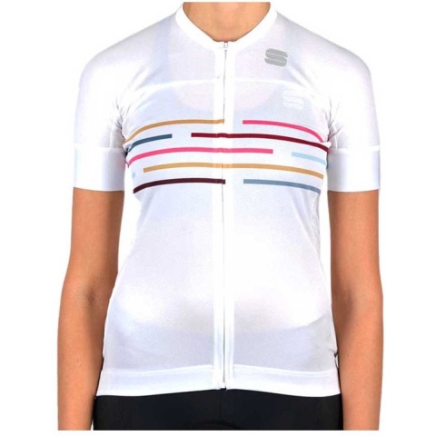 Sportful Fietsshirt korte mouwen Dames Wit  - V�LODROME W SHORT SLEEVE JERSE WHITE - M
