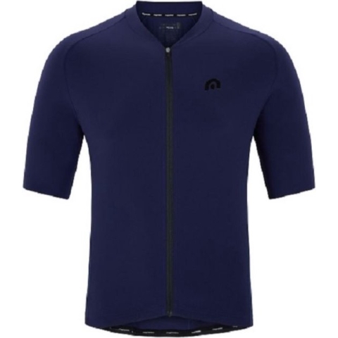 Megmeister Woven Jersey Evening Blue - Fietsshirt korte mouwen Blauw Heren-S