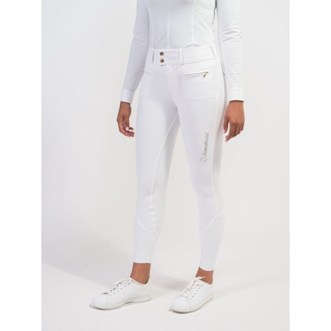 Samshield Breeches Clara Full Grip Champagne - White - Maat XL