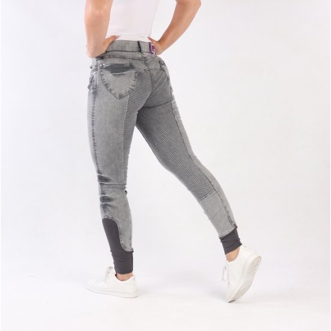 Harry's Horse Rijbroek Denim Novi Full Grip Denim-donkergrijs - 32
