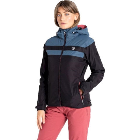 Dare2B Dames Rapport Jas Black/Orion Maat S/36