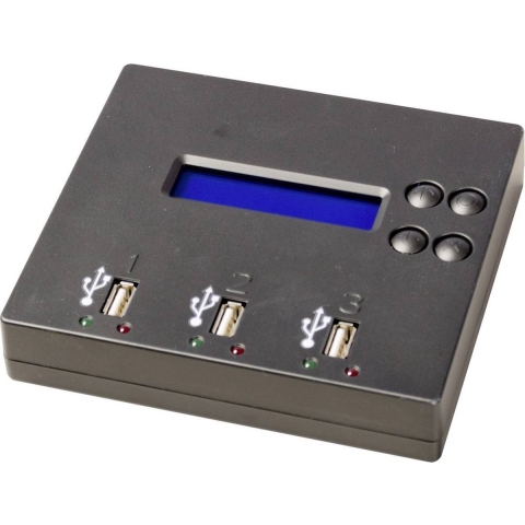 2-voudig USB-kopieerstation Renkforce UB300 USB 2.0 Draagbaar