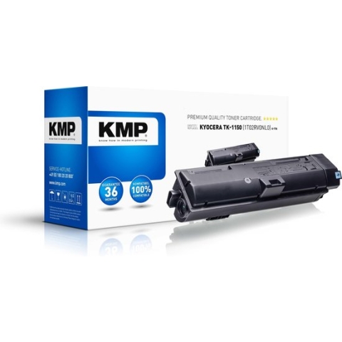 KMP Toner vervangt Kyocera TK-1150 Compatibel Zwart 3500 bladzijden K-T78