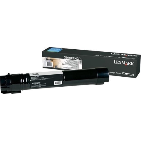 LEXMARK XS955de toner zwart standard capacity 32.000 paginas 1-pack Return Programme