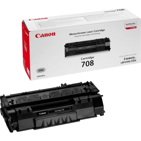 Canon 708 Tonercartridge - Zwart