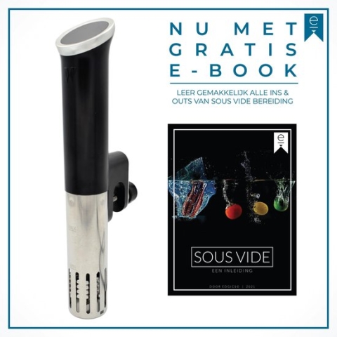 Wartmann 1508 Sous Vide Stick - Sous Vide Koker - Smart Slowcooker Met Timer - Sous Vide kookboek (E-Book)
