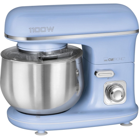 Clatronic KM 3711 - Keukenmachine - Kneedmachine - RETRO - Blauw - 5L - 1100 watt