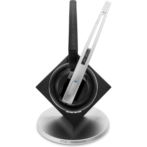 Sennheiser DW Office ML Monauraal oorhaak, Hoofdband Zwart hoofdtelefoon
