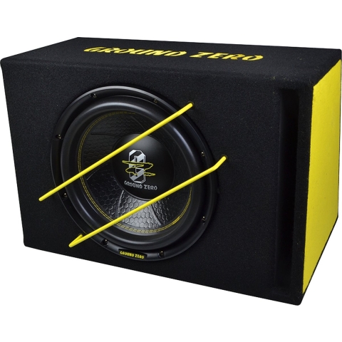 GroundZero GZIB 12SPL - 30cm / 12" basreflex SPL subwoofer behuizing - 1000 Watt RMS SPL - 2x2 Ohm impedantie