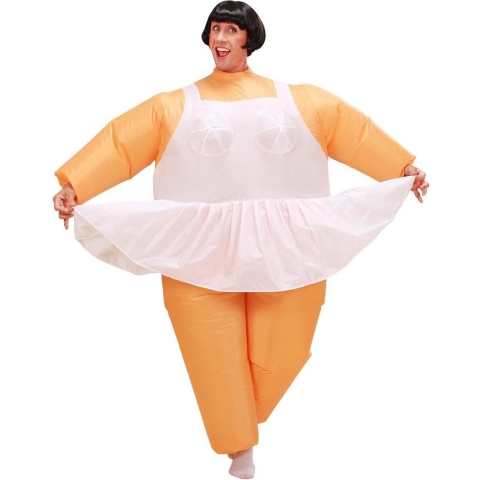Opblaasbaar ballerina-kostuum - Verkleedkleding - One size