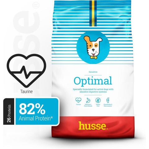 Husse Optimal Sensitive glutenvrij hondenvoer - 12,5 kg