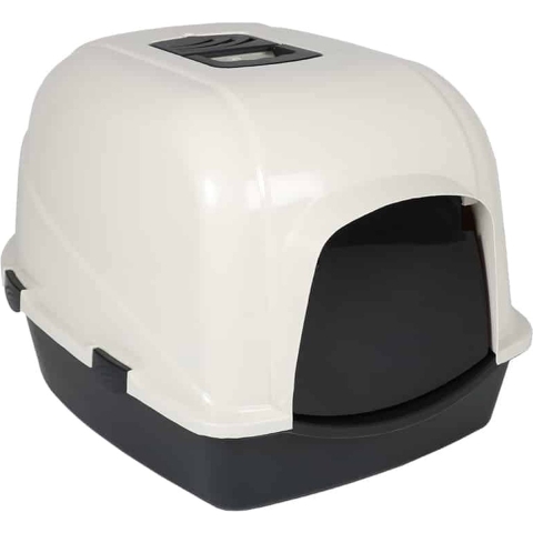 Ebi - Kattenbak - Kat - Cat House Eclipse 70 Zen Series L - 56x70x46cm Wit - 1st