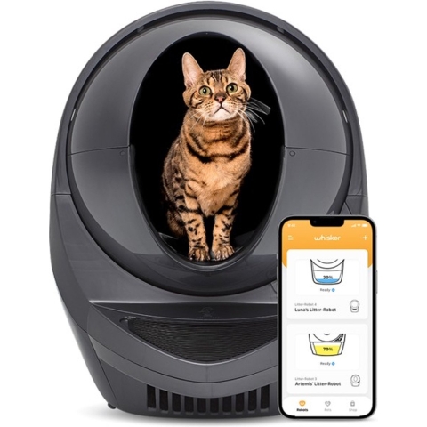 Litter-Robot 3 Connect - Automatische Kattenbak - Zelfreinigend - Grijs