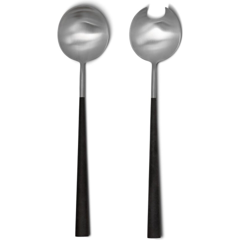 Wilffert & Wilffert - Saladebestek - Zilver met Handvat van Hars - 2 stuks