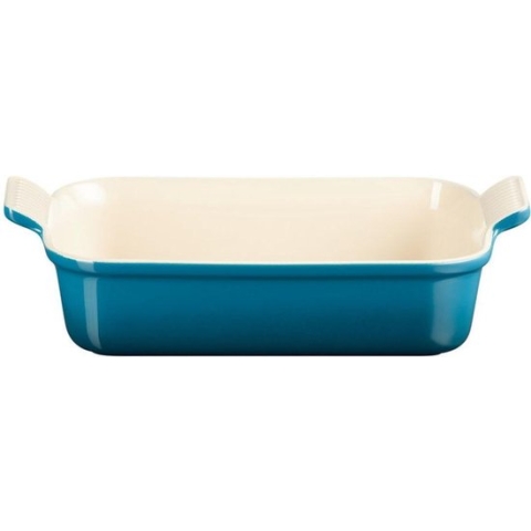 Le Creuset Ovenschaal Heritage Deep Teal - 26 x 19 cm / 2.4 Liter