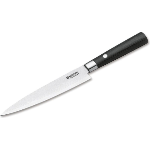 Böker Damast Black Multifunctioneel mes 15cm