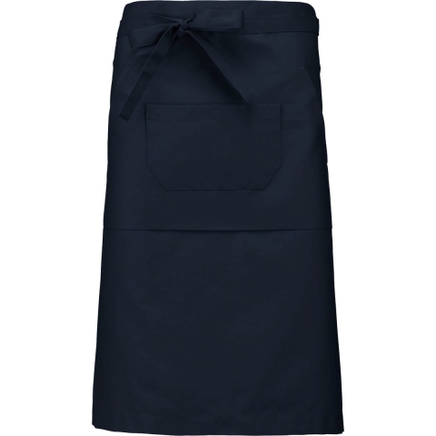Awesome-Gifts - Professionele Horeca Sloof - K897 Bistro schort - Heupschort - Serveerschort - unisex - lang - 90 x 62,5 cm - per 10 stuks - onbedrukt - Navy blauw