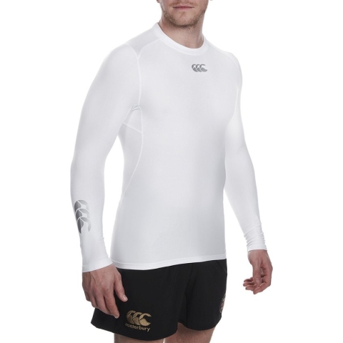 Canterbury Thermoreg LS Top - Thermoshirt  - wit - M