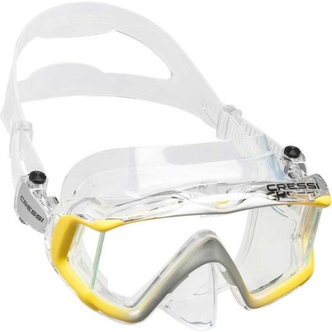 Cressi Liberty Duikmasker Geel,Wit