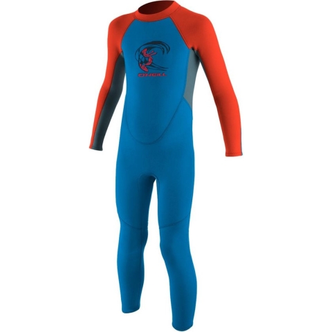O'Neill Peuter Reactor 2mm Rug Ritssluiting Wetsuit - Blue /