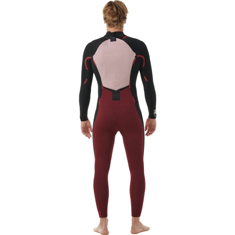 Rip Curl Heren Dawn Patrol 4/3mm Rug Ritssluiting Wetsuit